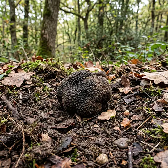 photo du champignon truffe brumale