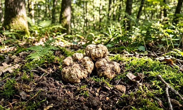 photo du champignon truffe blanche