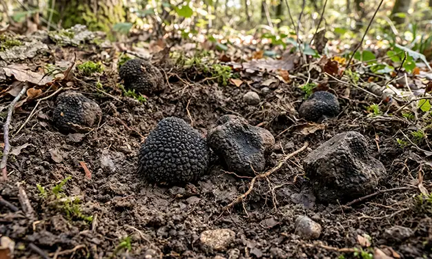 photo du champignon truffe brumale