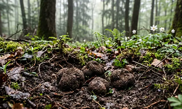 photo du champignon truffe noire