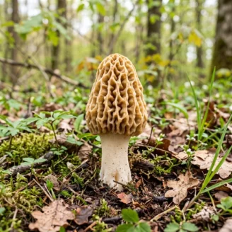 Morille comestible : identification et cueillette