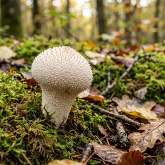 Vesse-de-loup : la boule blanche comestible des sous-bois