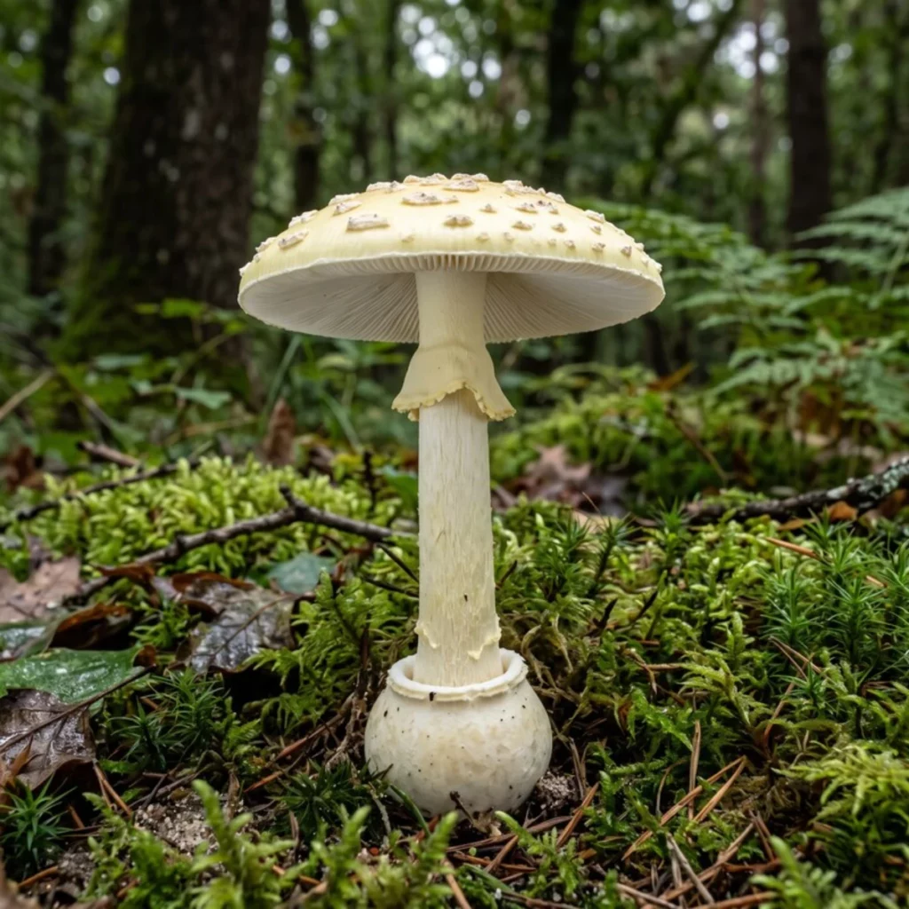 Photo de champignon amanite citrine