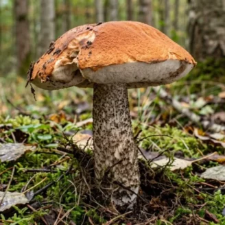 Bolet orangé : le bolet roux des bouleaux et trembles