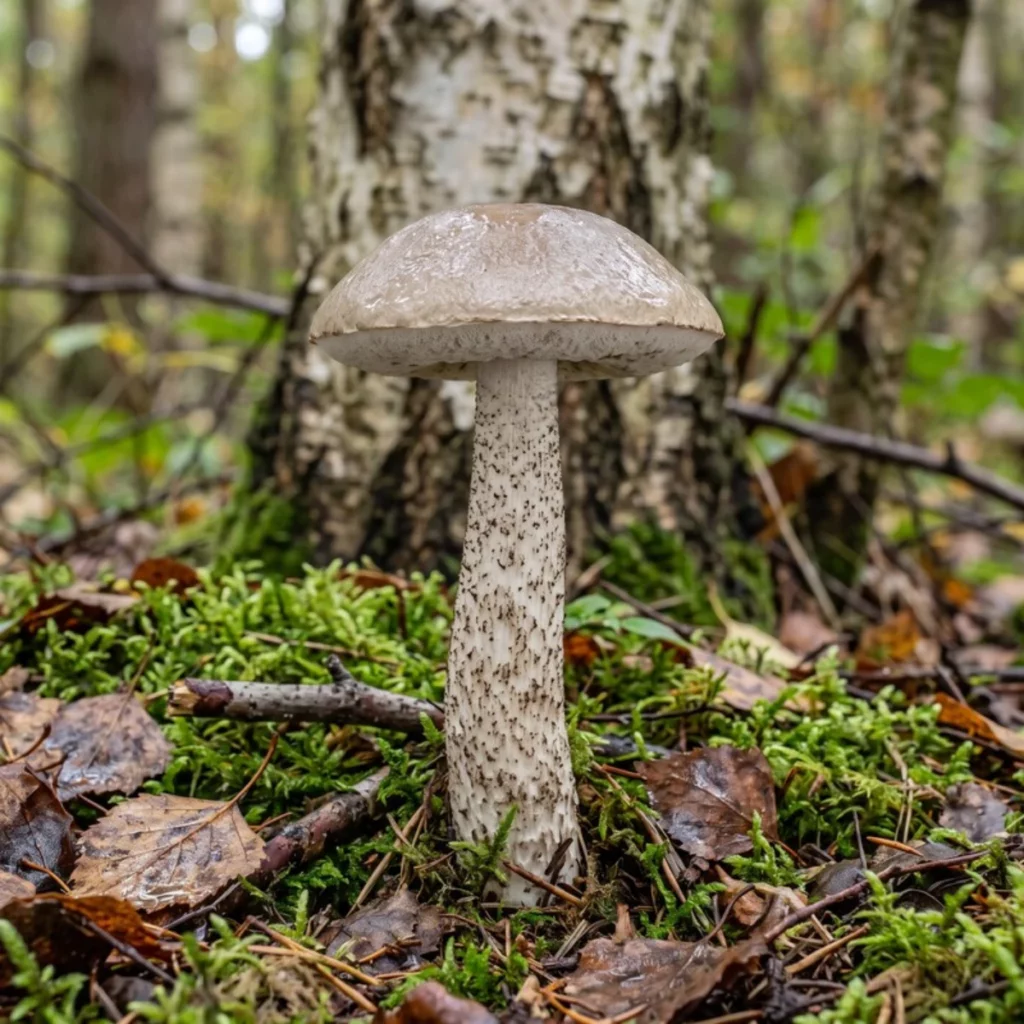 Photo de champignon bolet rude