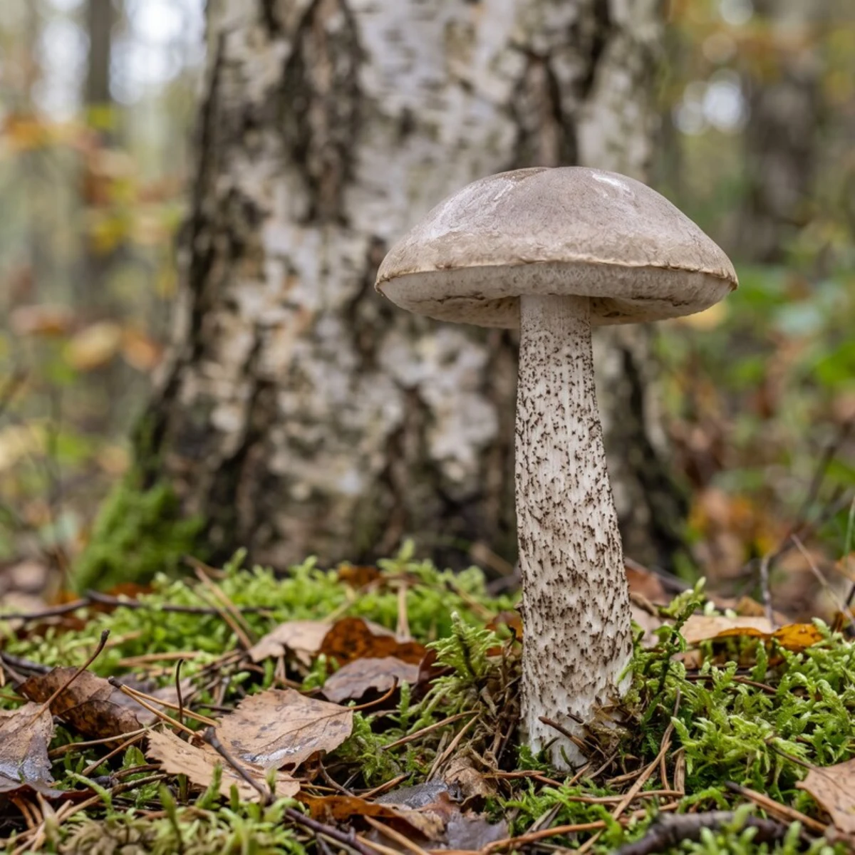 Photo de champignon bolet rude