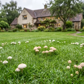 Des champignons dans ma pelouse : dangereux ou pas ?