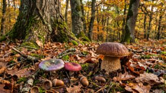 Quels champignons poussent sous les chênes ?