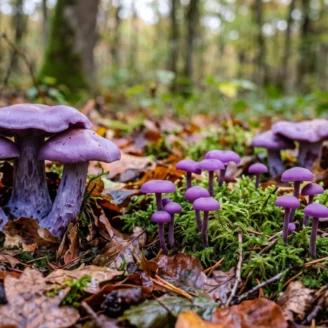Champignon violet : comestible ou toxique ?