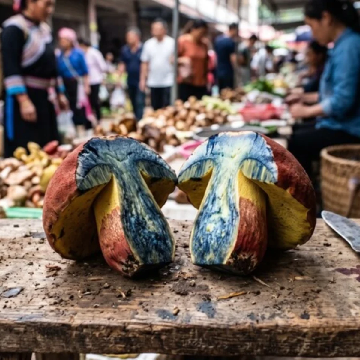 Photo de champignon Lanmaoa asiatica (jianshouqing)
