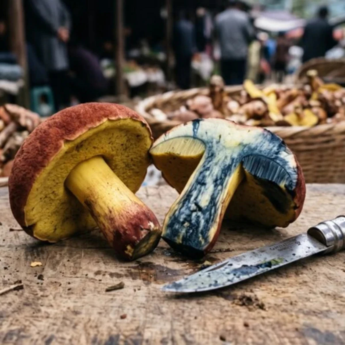 Photo de champignon Lanmaoa asiatica (jianshouqing)