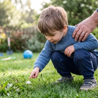 Champignons et enfants : les bons réflexes au jardin et en forêt