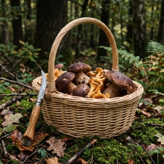 Bien choisir son panier à champignons : pourquoi l&rsquo;osier gagne