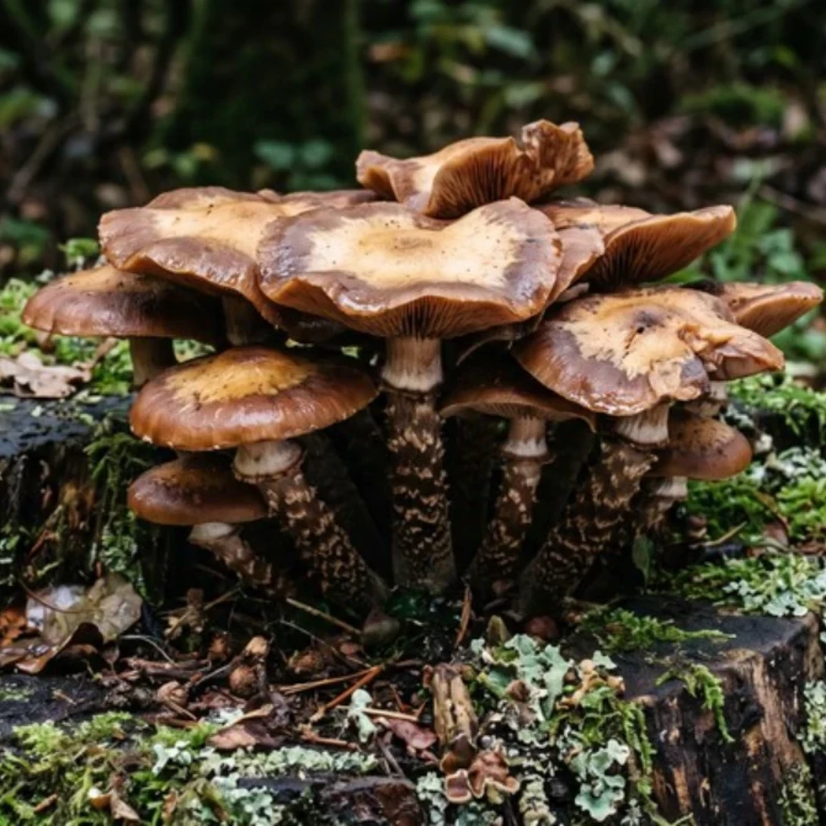 Photo de champignon pholiote changeante