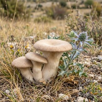 Pleurote du panicaut : le champignon des chardons