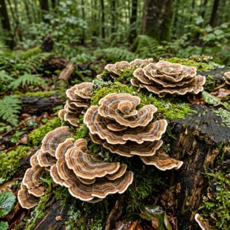 Tramète versicolore : reconnaître la queue de dinde des forêts