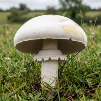 Agaric des jachères : le grand agaric blanc des prairies