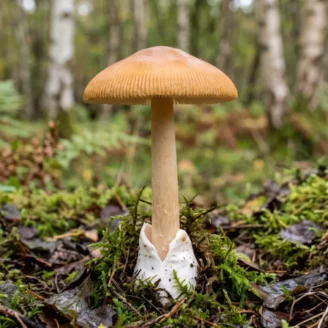 Amanite fauve : comestible cuite, mais à laisser aux experts