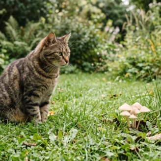 Mon chat a mangé un champignon : que faire ?