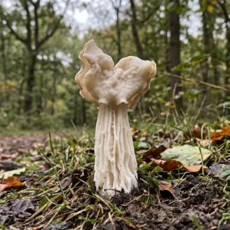 Helvelle crépue : une curiosité de sous-bois à ne pas manger