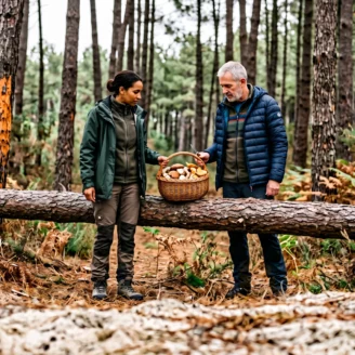 Les champignons des Landes : cèpes des pins, lactaires et sable