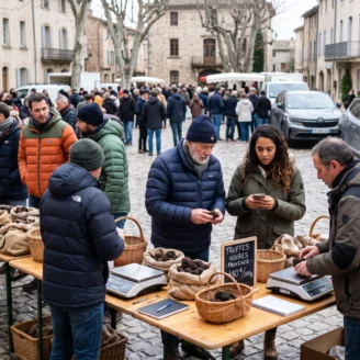 Marché aux truffes de Carpentras : le vendredi qui fixe les prix