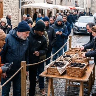 Marché aux truffes de Lalbenque : le rituel du mardi après-midi