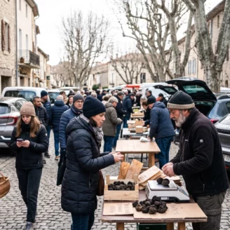 Marché aux truffes de Richerenches : le plus grand d&rsquo;Europe