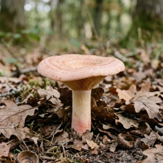Lactaire à lait jaune : champignon toxique des chênes